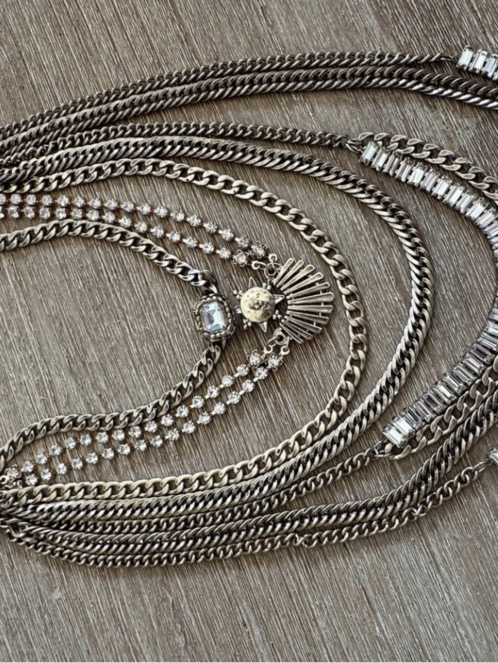NWOT Free People The Pistols Stacked Choker Necklace